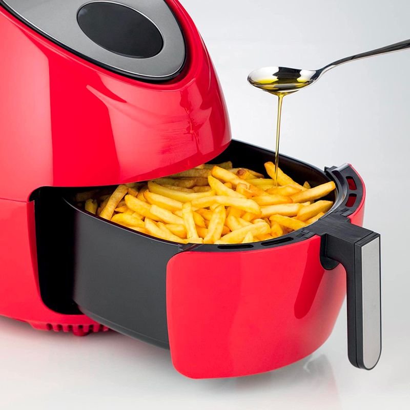 ARIETE FRITEUSE AIRFRYER RED MAX 5,5 L 4618 ARIETE