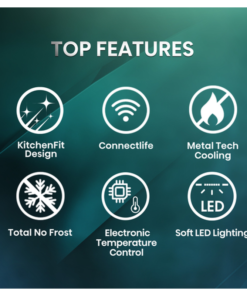 HISENSE CONG VERT FT5K310GSFC 312L 7T NOIR HISENSE – Image 3