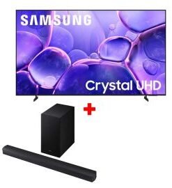 SAMSUNG LED UA85U8000FUXMV SAMSUNG + BARRE DE SON HW-B450F/MV 2.1 SAMSUNG